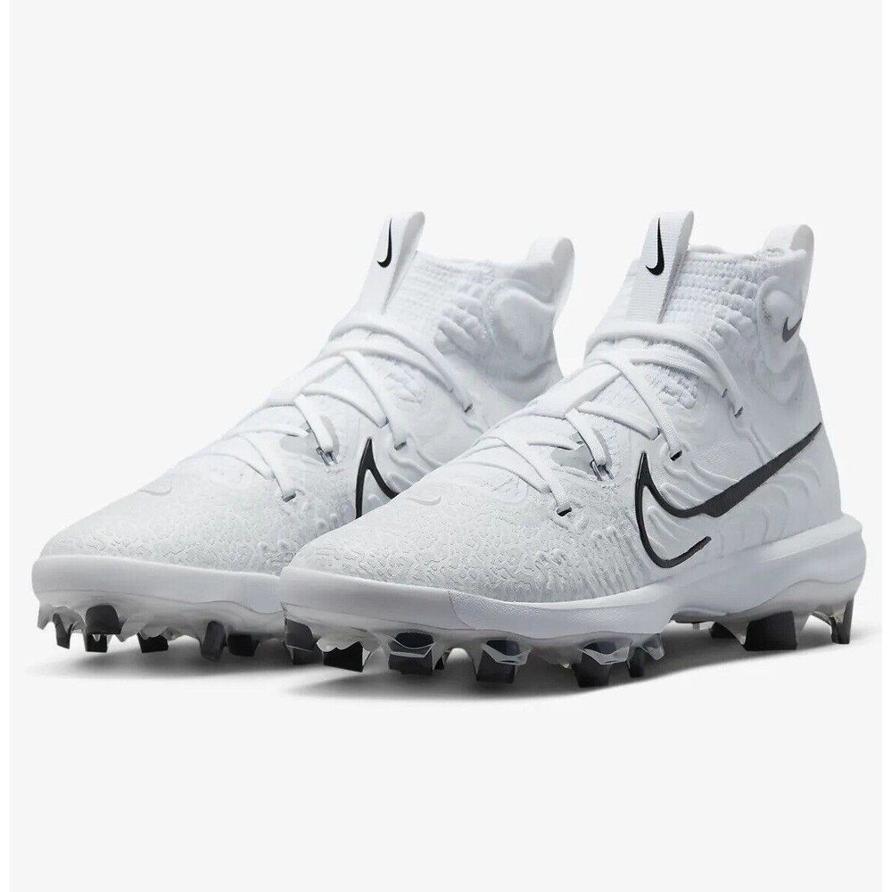 Nike Alpha Huarache NXT MCS White Baseball Cleats DJ6519-100 Mens Size 9